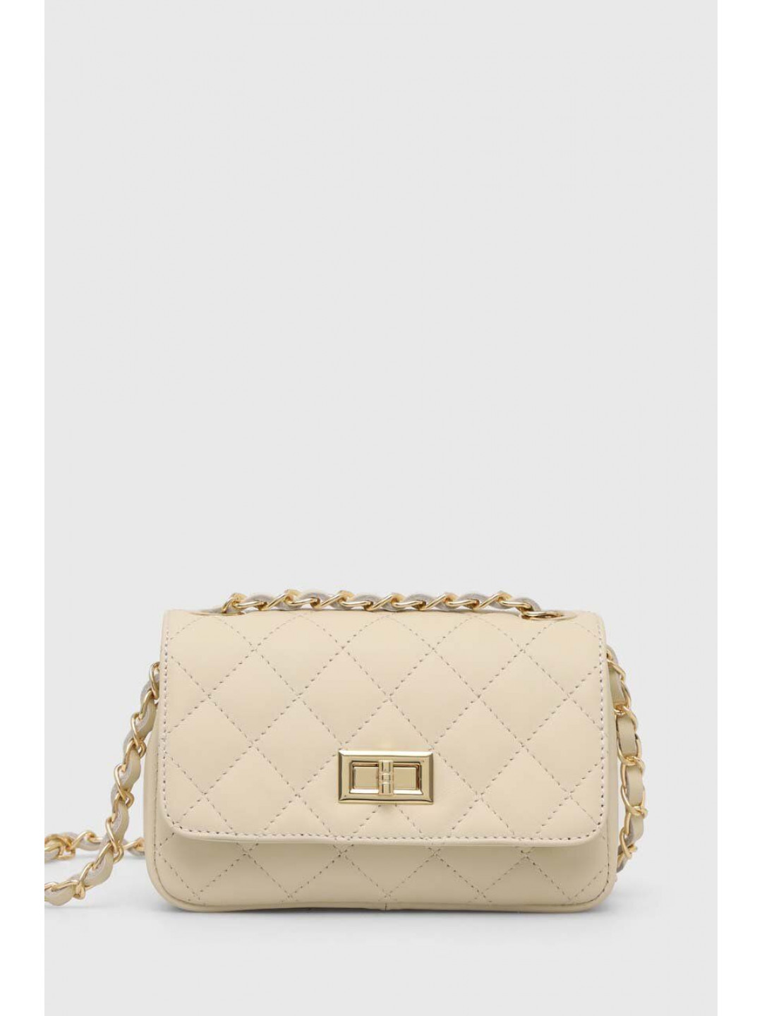 Kožená kabelka Answear LAB béžová barva